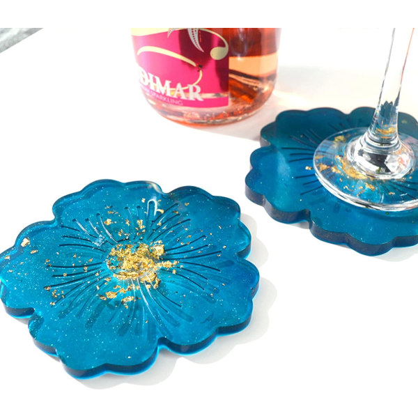 Silikoneform Epoxy Resin Bakke, Irregulær Blomst Epoxy Resin, ZQKLA