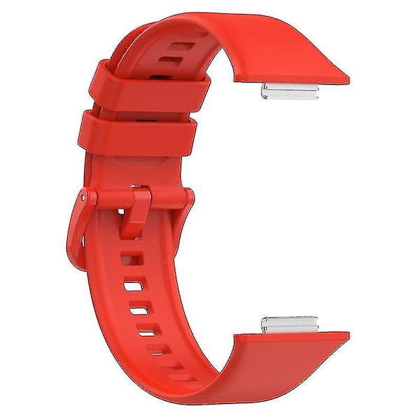 Silikone urrem til Huawei Watch Fit 2, vandtæt udskiftningsarmbånd Red, Red Style H Huawei Watch Fit 2
