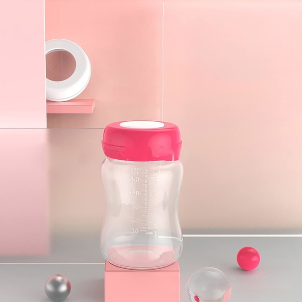 4 Stk. 180ml Brystmælksopsamlings- og Opbevaringsflasker, Br,ZQKLA