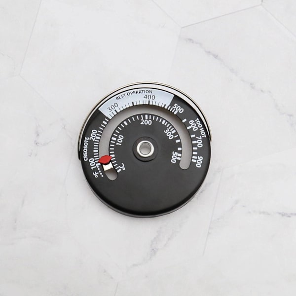 2x Ugnstermometer 0-500°/100-900°F Magnetisk Spis Vedbrännare, ZQKLA