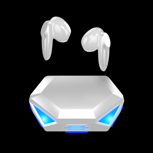 （Hvid）Trådløst Bluetooth 5.1 Gaming Headset Low Latency Hig, ZQKLA