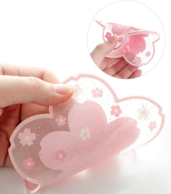 Coasters 2 Stykker Blød PVC Sakura Måtter Coaster Bordmåtter Ch,ZQKLA