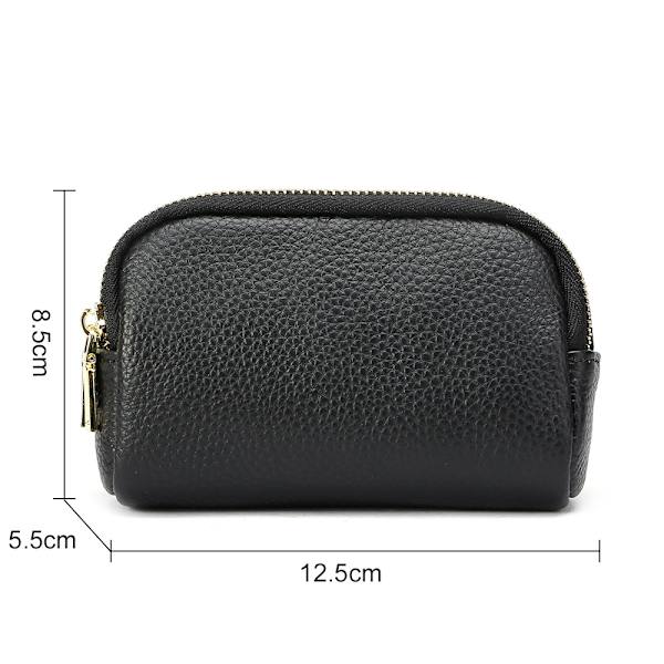 Lille Makeup Taske i Læder - 18 x 13 x 5 cm (B x H x D), ZQKLA
