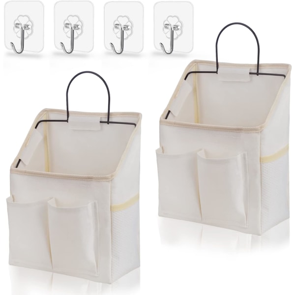 2-pack Vägg Linne Organizer Väggkorg Vattentät vägghäng, ZQKLA