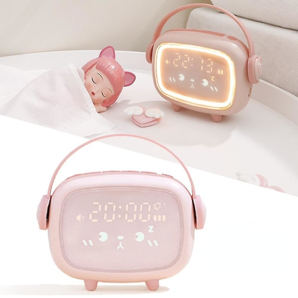 Cute Night Light Alarm Clock Timing Countdown Alarm Clock Led Sma