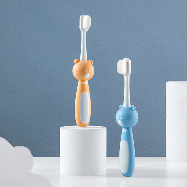 4-pack Mjuka Mikro Nano Manuell Tandborstar med Ultratunna Borst, ZQKLA