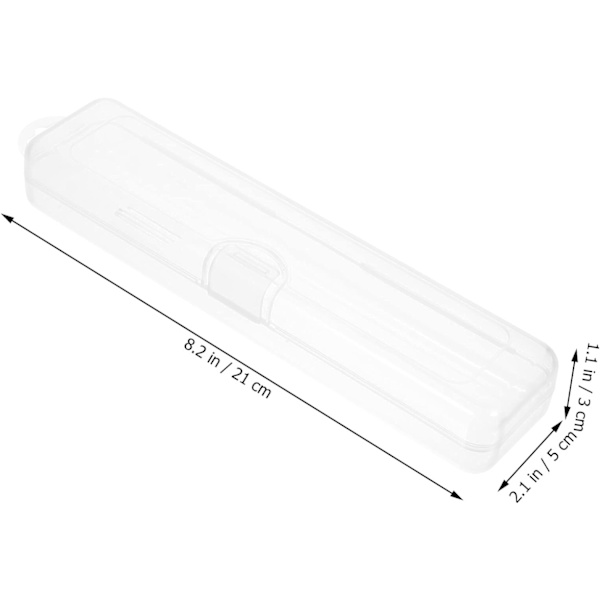 4-pack Glasstråar Reseförpackning Transparent Pappersstråförvaring