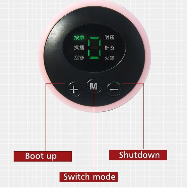 Elektrisk puls fotmassasjeapparat