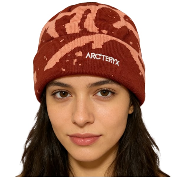 Arc'teryx Grotto Jacquard Stickad Mössa ullmössa Red