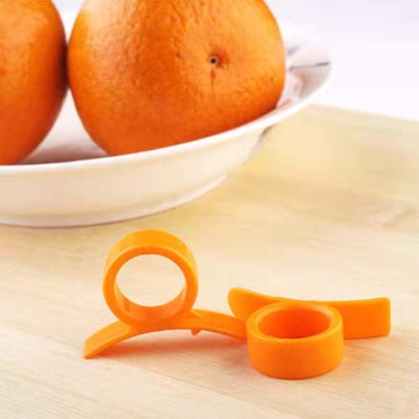 2X Oransje Åpner Skreller Kutter Plast Sitron, ZQKLA