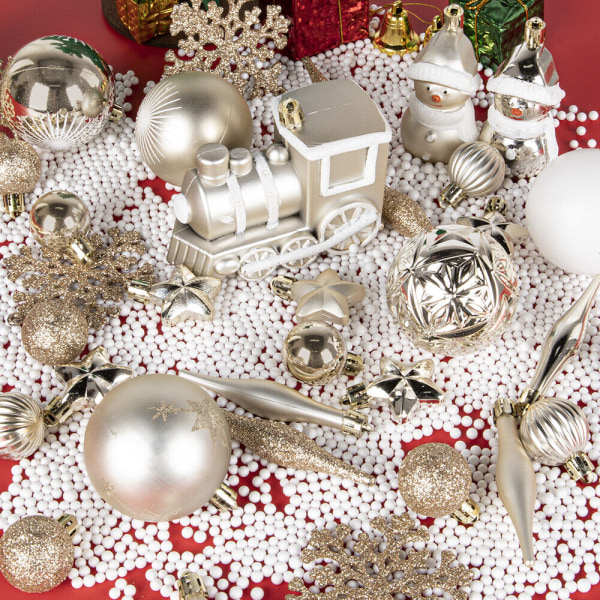 70 ST Christmas Ball Ornaments splittersäkra Xmas Tree Hängande Bal
