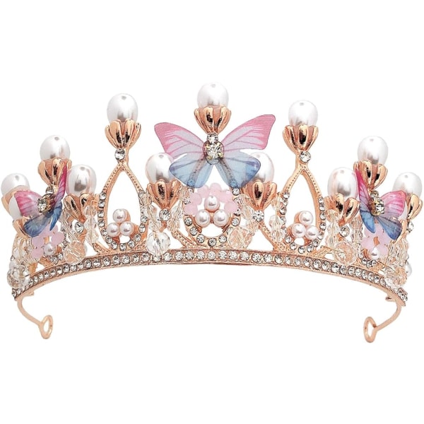 Crystal Tiara Crown tekojalokivi lapsille Crown Diadem Prince, ZQKLA