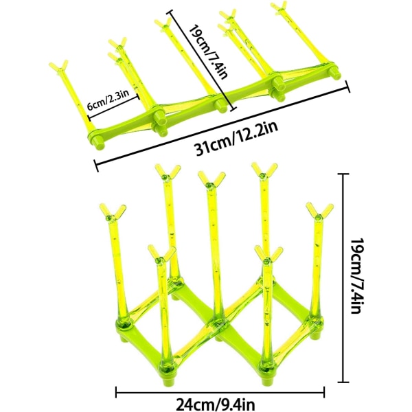 Foldable Cup Drying Rack, Dish Rack, Can Be Used For Cutlery,ZQKLA