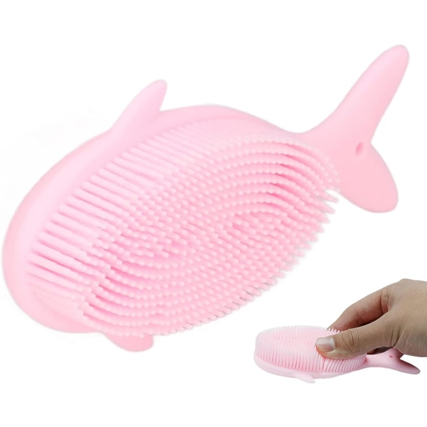 Baby Shower Børste Silikone Body Washing Tool Whale Shaped Ma,ZQKLA