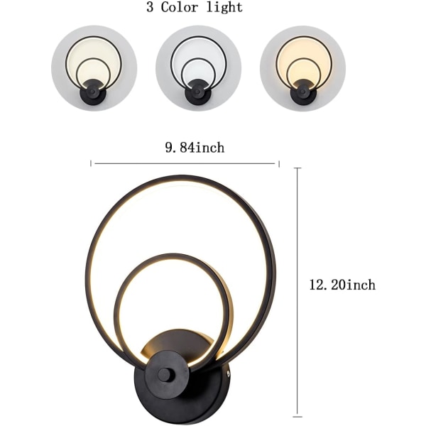 Dimbara LED-vägglampor Moderna Vägglampetter 3300K 5000K 680,ZQKLA