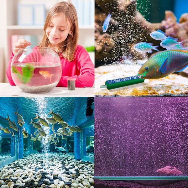 6 stk. Luftsten Stænger Boble Diffuser Akvarium Luftsten Aqua,ZQKLA