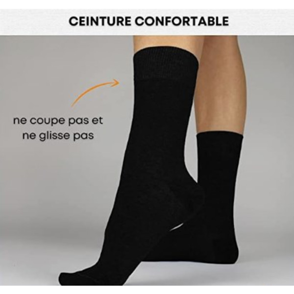 10 Par Sockor Herr Dam Bekväma Bomulls Andningsbara