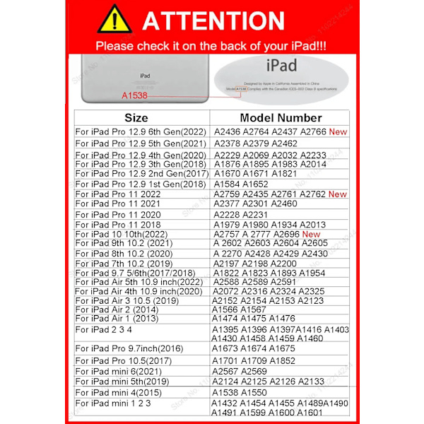 Fodral for Ipad Pro 11, iPad Air 11 11:e 11 2025 5:e 4:e 6:e 10.9 Funda iPad 9:e 10:e 7:e 8:e Gen Fodral Mini 6 7 4 5,su