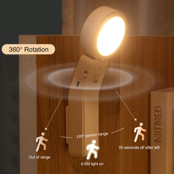 Människokroppens infraröda induktionslampa skåplampa intelligent, ZQKLA