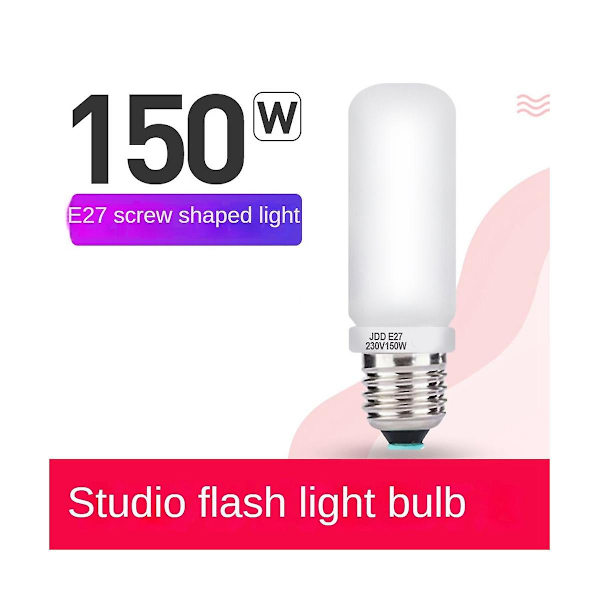 1 kpl E27-tyyppinen 150W 250W putkilamppu 220V-240V SK400WII DP600W valokuvausflash-mallinnusvalolle
