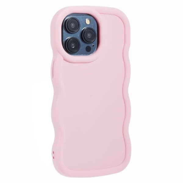 iPhone 13 Pro Puhelinkuori Wavy Vaaleanpunainen, su