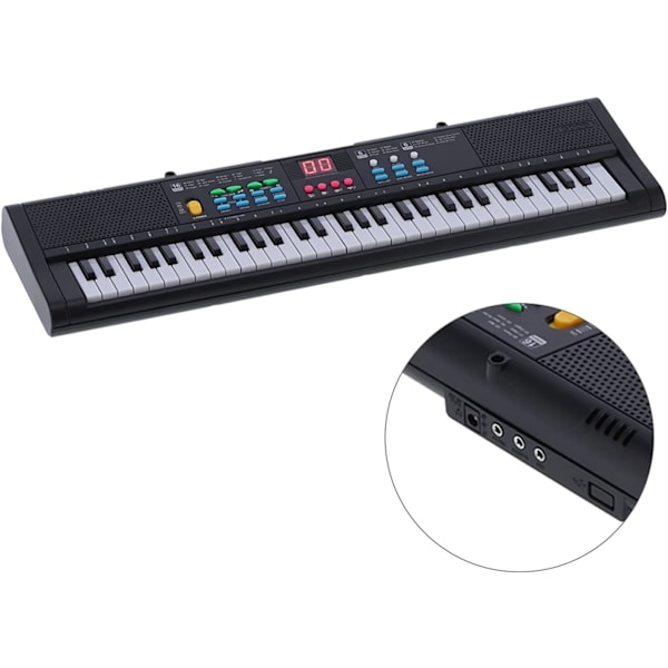 61-Tast Klaver Keyboard, Keyboard Piano Instrument 61 Taster Digi,ZQKLA