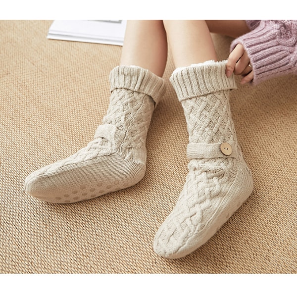 Slippersokker Varme Bløde Sokker Superbløde Fuzzy Sokker Vinter, ZQKLA