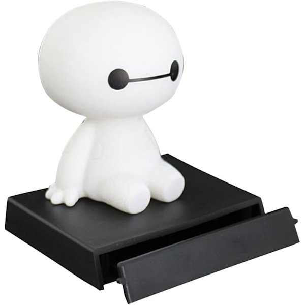 Sød Baymax Dukke Der Ryster Hovedet Med Base & 360 Graders Rotation, ZQKLA