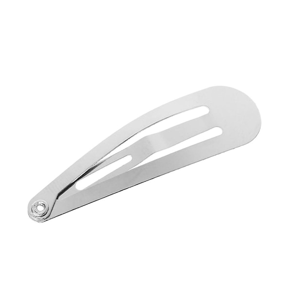 50 st Silverfärgade Hårspännen Hantverk Rosett Huvudbonad Dekoration DIY 4/5/6cm 6cm