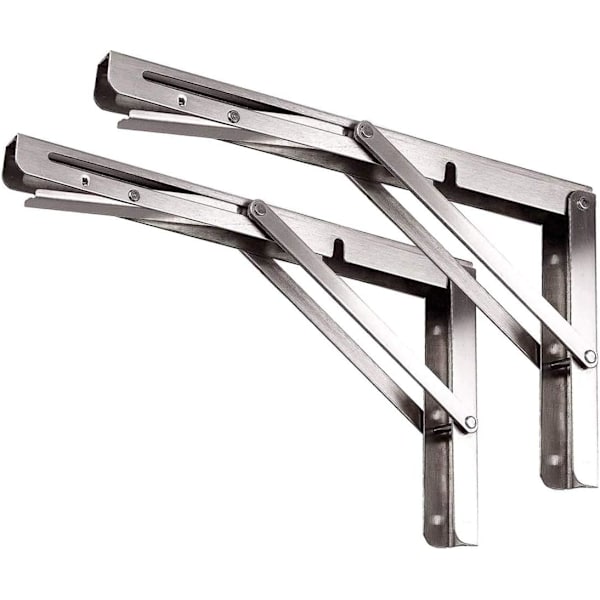 250 mm Foldbar Braket, Foldbar Konsolbraket i Rustfrit Stål, ZQKLA