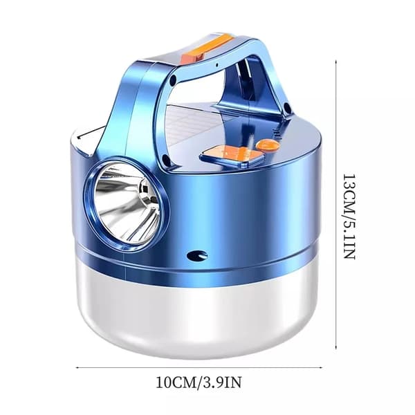 LED Solar Camping Lampe USB Genopladelig Havebelysning, ZQKLA