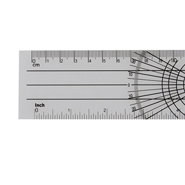 Professionell 360 Graders Multi-Linjal Ryggradsvinkelgoniometer, ZQKLA