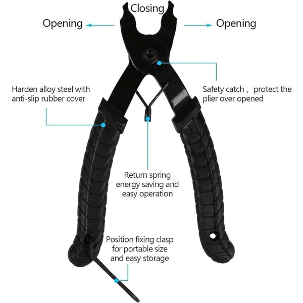 Cykelkædetænger, Cykelkæde, Cykelkædesplitter, 2 i 1, ZQKLA