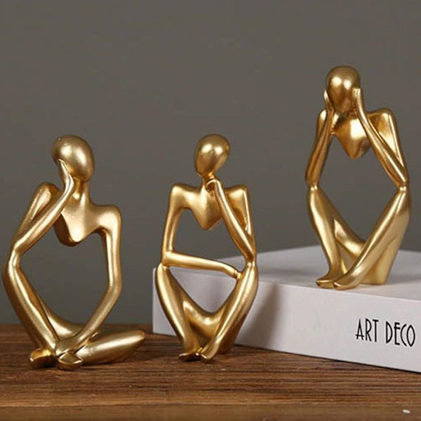 Tänkaren Staty - Resin Karaktärsfigurer Tänkaren Människor, ZQKLA