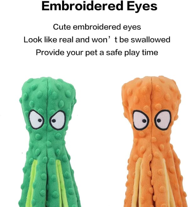 Plyslegetøj til hunde uden fyld med knitrelyd til hvalpetænder, holdbart, ZQKLA