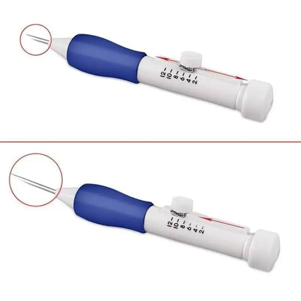 2 Set Broderi Punch Needle Kit Sömnadsverktygsset Magic, ZQKLA