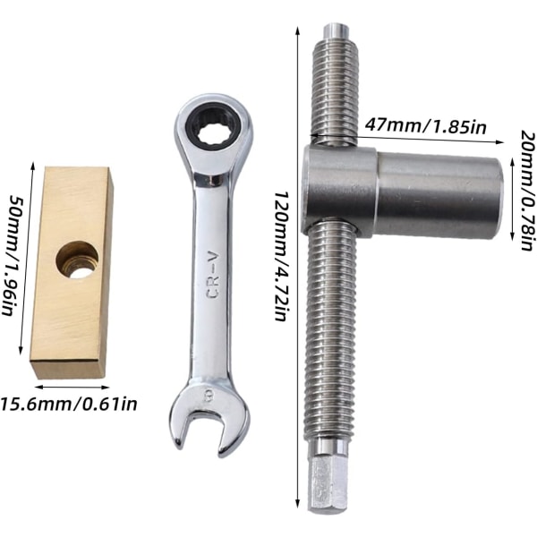 20 mm Hul C Klemme Bord Bænk Hurtigklemmer - Justerbare Messingarme, ZQKLA