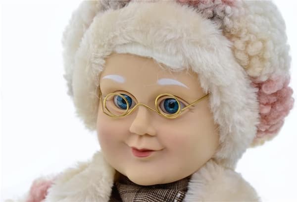 Animerad tomte och tomtemor - 45 cm jul tomte, ZQKLA