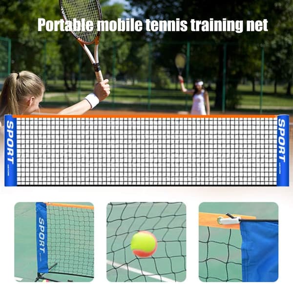 Bærbar Badminton Net Sæt Baghave Sport Træning Foldbar Porta