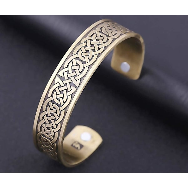 Mænds Keltisk Irsk Viking Knude Magnetisk Armbånd, ZQKLA