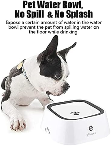 Drikkeskål til kæledyr, Anti-Splash dispenser til kæledyr, Flydende katte-W til tur