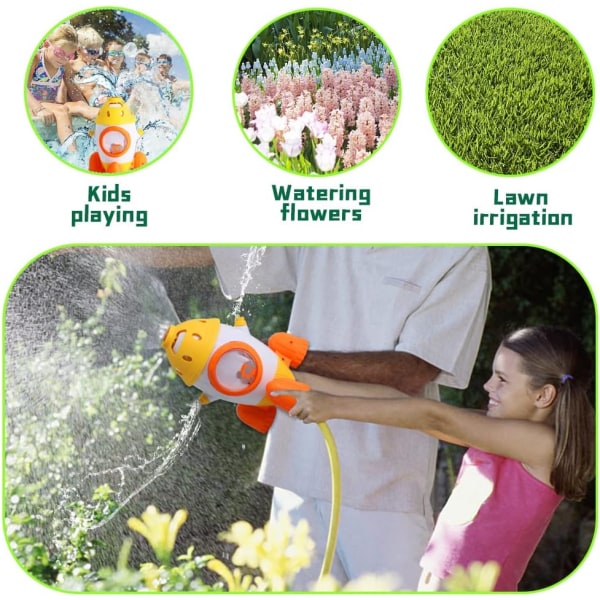 Outdoor Kids Water Spray Sprinkler til gårdbørn og småbørn, ZQKLA