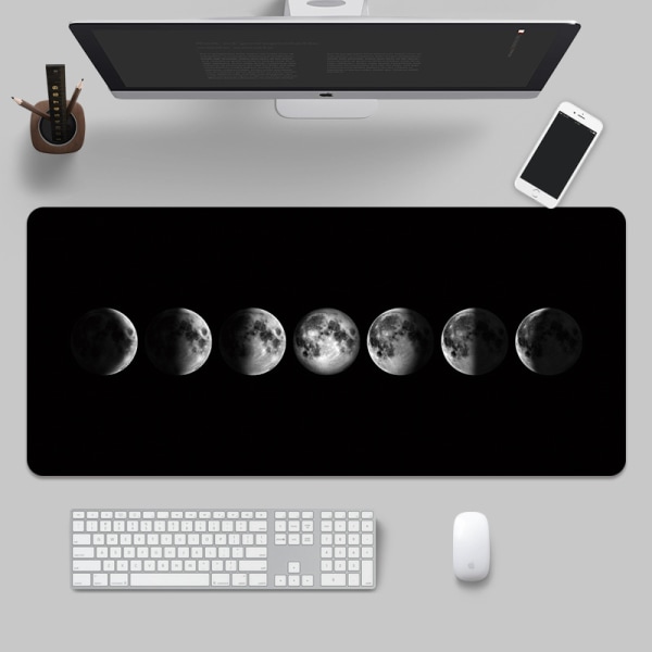 Cosmic Moon Gaming Mouse Pad 800 x 300 mm - Forbedrer præcision, ZQKLA