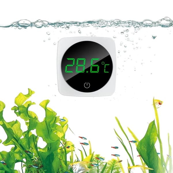 Akvariumtermometer, Digital Termometer med LCD-skjerm R,ZQKLA