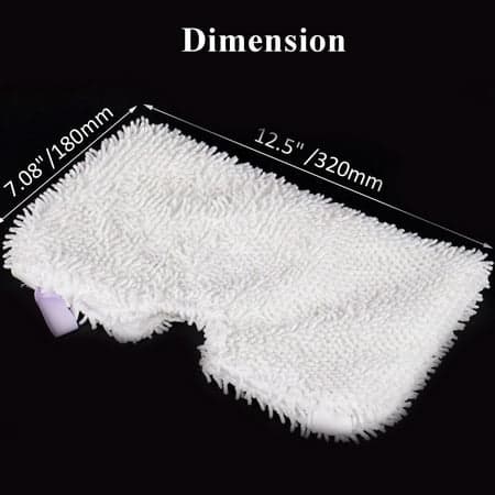 4-pak Mikrofiber Moppputer, Erstatning for Shark Dampmopp, ZQKLA