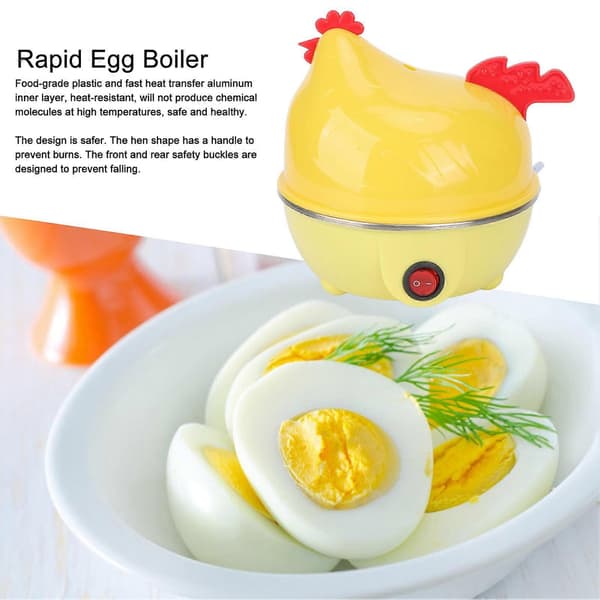 Elektrisk eggekoker, Multifunksjonell, Kapasitet på 7 egg