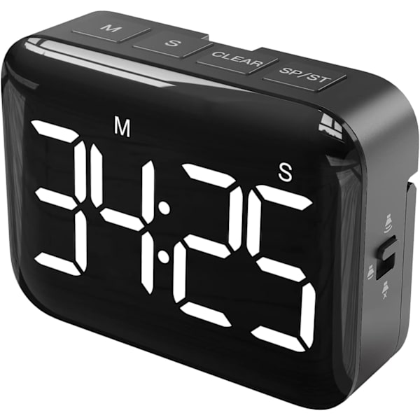 Digital Køkken Timer til Madlavning: Magnetisk Nedtællingstimer, ZQKLA