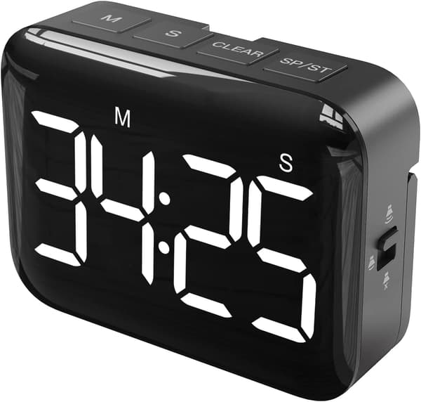 Digital Köktimer för Matlagning: Magnetisk Nedräkningstimer, ZQKLA