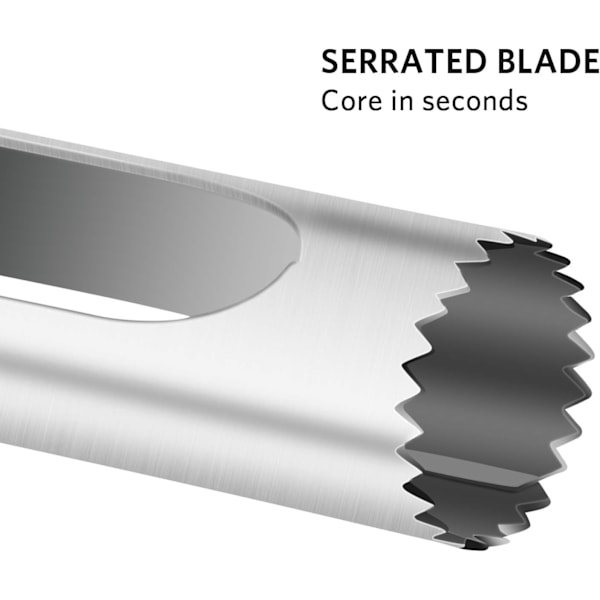 Äppelurkärnare, Äppelurkärnare med ABS-handtag och Serrated Stainl,ZQKLA