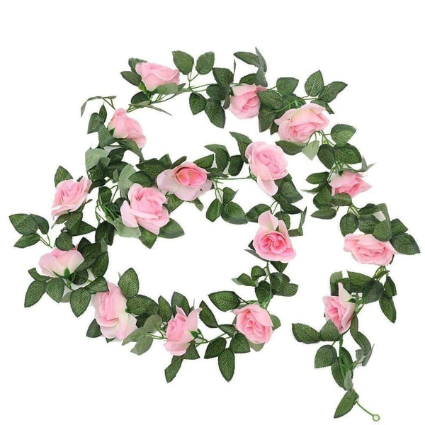 4 stk. Kunstige Rose-Ranke Simuleret Rose Kunstig Blomst